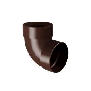 Коліно труби RAINWAY 130 двомуфтове 87°