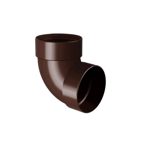 Коліно труби RAINWAY 130 двомуфтове 87°